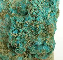 Boothite with Arseniosiderite