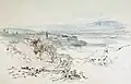 The castle by Edward Lear, 1849