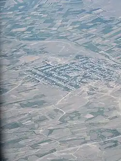 Arteni, seen from the air.