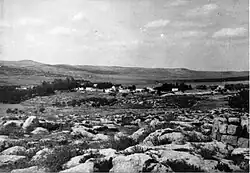 Artuf July 1948. Shortly before it was destroyed by the Harel Brigade