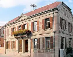 The town hall in Artzenheim