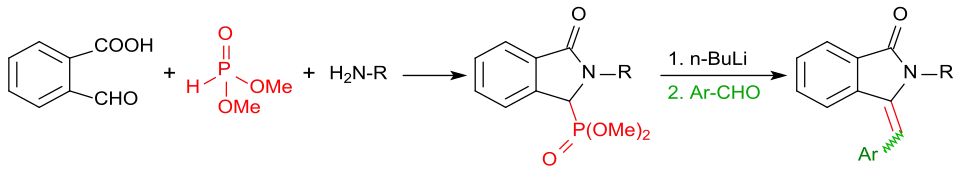Synthese von Arylmethylenisoindolinonen