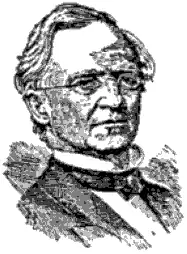 Black and white portrait of Asa Dodge Smith with glasses, wearing a suit and bow tie.