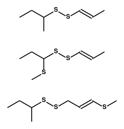 Topological structural formulas.