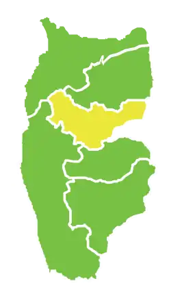 Map of al-Shaykh Badr District within Tartus Governorate