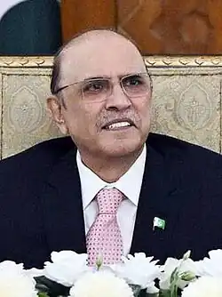 Islamic Republic of Pakistan Asif Ali Zardari President of Pakistan