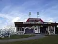 Die Bergstation der Leoganger Gondelbahn im Sommer...
