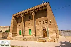 Stone mosque in the village of Asnaq