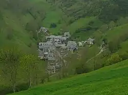 The village seen from the road to the Col d'Aspin