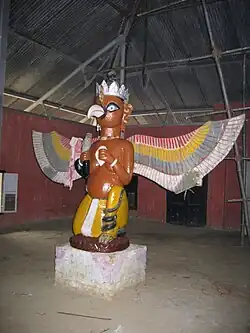 Garuda statue in Auniati Satra