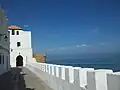 Promenade/street along the sea walls