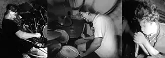 Assück in 1992. L-R: Steve Heritage, Rob Proctor, Paul Pavlovich