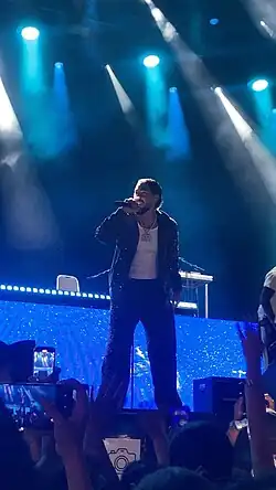 Rich performing at Kulturfestivalen in Stockholm, August 2025