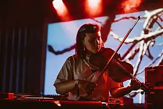 Sonne performing at the Spot festival in Aarhus, Denmark, in 2018