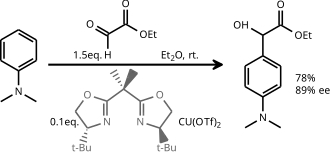 Asymmetric Friedel–Crafts hydroxyalkylation