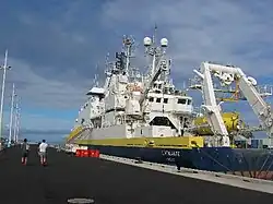 The Atalante in Tahiti