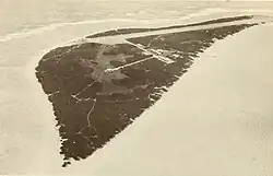 Photo of Green Island shot from the air (February&nbsp;27, 1968)