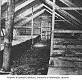 To reduce the effects of the cold, the Japanese built earthen billets on Attu.