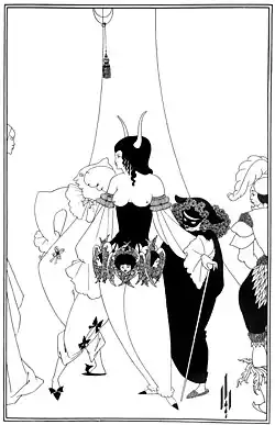 Illustration for The Masque of the Red Death, 1894–5