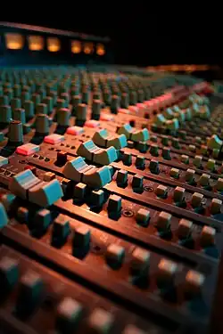 Allen & Heath mixing desk for live performance