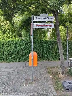 Street sign in Berlin, Germany