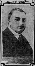 Photograph of August Klecka from an article in the Baltimore Sun, June 18, 1918.