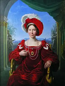 Portrait of Auguste von Hessen-Kassel, ca. 1815, Museum Schloss Elisabethenburg Meiningen