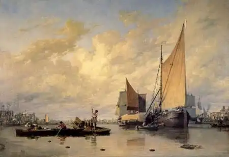 The Entrance to the Pool of London, 1816