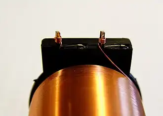 Termination pillar for a coil