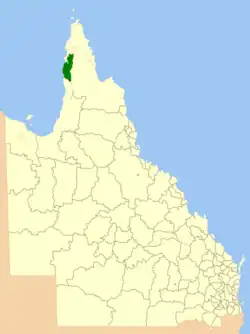 Location within Queensland
