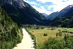 The Aare at Innertkirchen