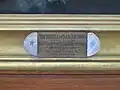 Detail of the frame in the Texas State Capitol
