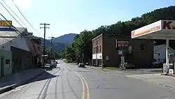 Main Street (PA&nbsp;607) in Austin, September 2007