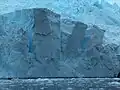 Antarctic Peninsula glacier's terminus