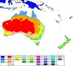 Image 39Australia-Oceania Köppen Map (from Australian snake habitats)