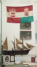 Flag planted by the Austro-Hungarian North Pole expedition (1874)