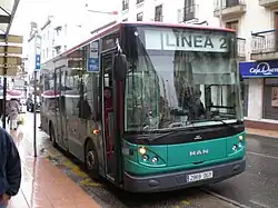 Urban bus of Line 2