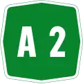 Simbolo dell'Autostrada A2 del Mediterraneo