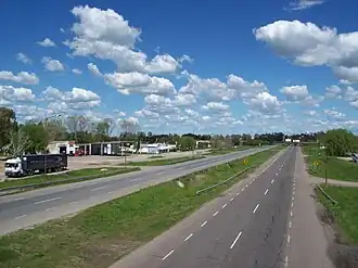 Autovia 2 towards south at Las Armas.JPG