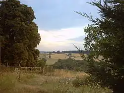 The landscape of Montcombroux-les-Mines