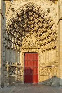 Central portal of the west front