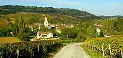 A general view of Auxey-Duresses