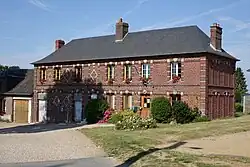 The town hall in Auzouville-sur-Ry