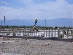 On the grounds of the Aviko French fry factory in Liuba Town, Minle County