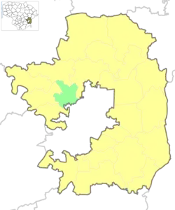 Location of Avižieniai Eldership