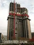 The construction renovation site in October 2008