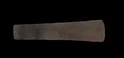 Polished stone ax, India, 2800 BCE-