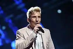 Schylström during Melodifestivalen 2017