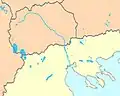 Axios/Vardar river map