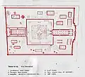 Plan of the ruins of Wat Mahathat, Ayutthaya